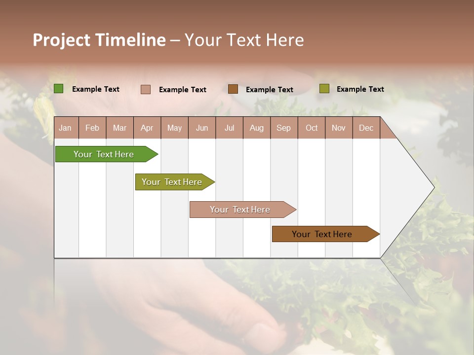 Color Green Plastic PowerPoint Template