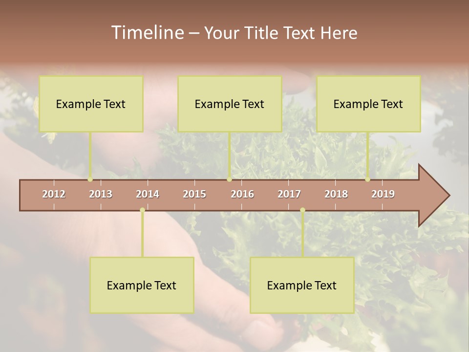 Color Green Plastic PowerPoint Template