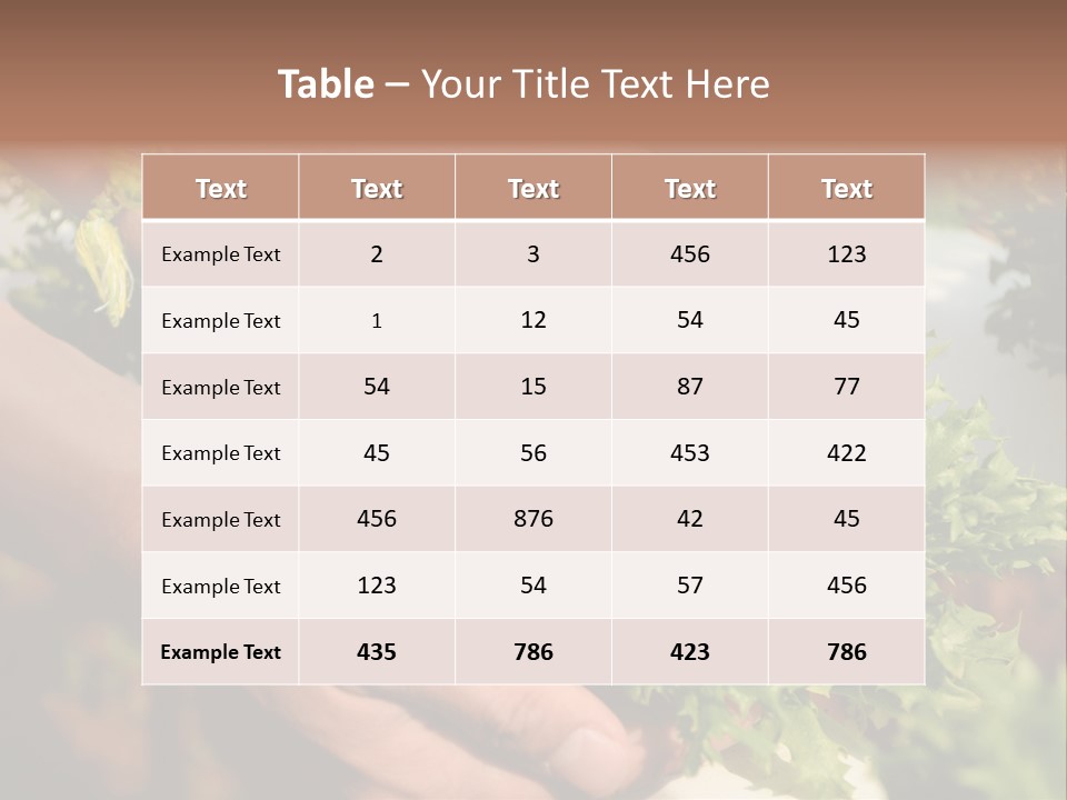 Color Green Plastic PowerPoint Template