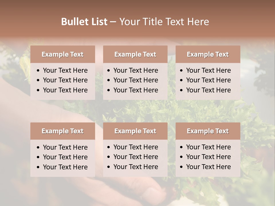 Color Green Plastic PowerPoint Template