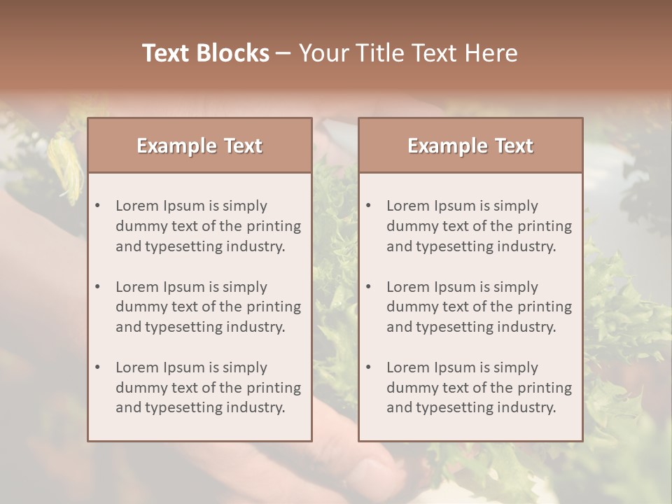 Color Green Plastic PowerPoint Template