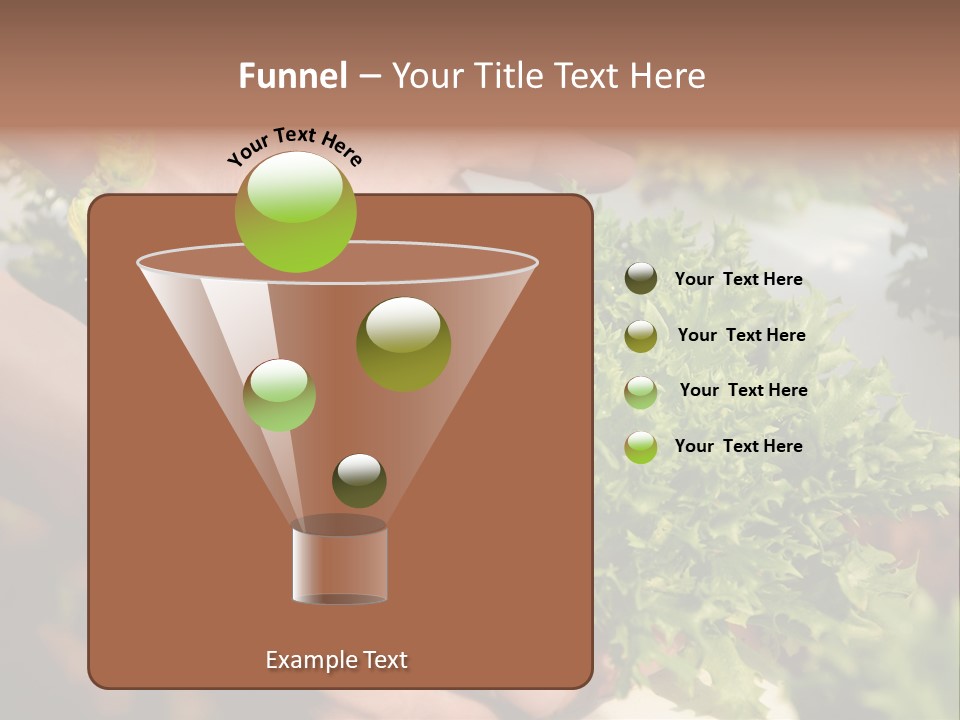 Color Green Plastic PowerPoint Template