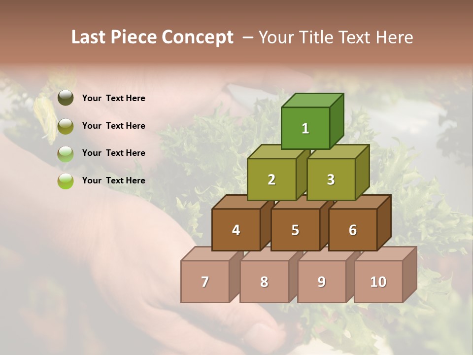 Color Green Plastic PowerPoint Template