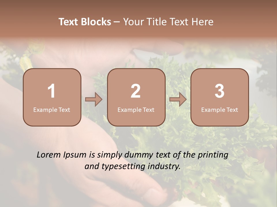 Color Green Plastic PowerPoint Template