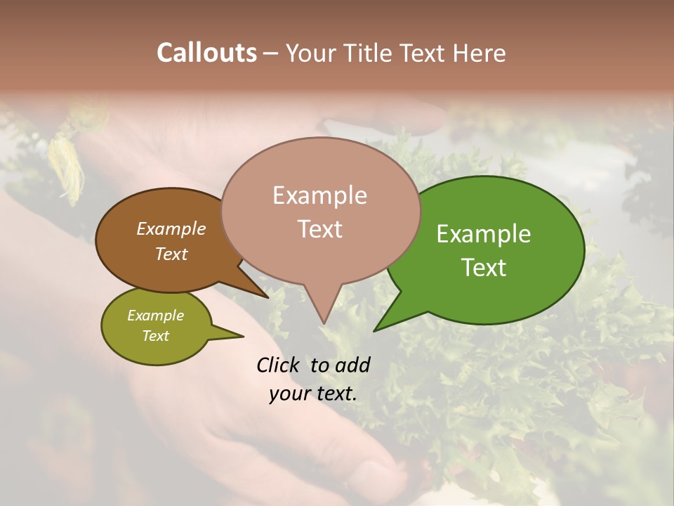 Color Green Plastic PowerPoint Template