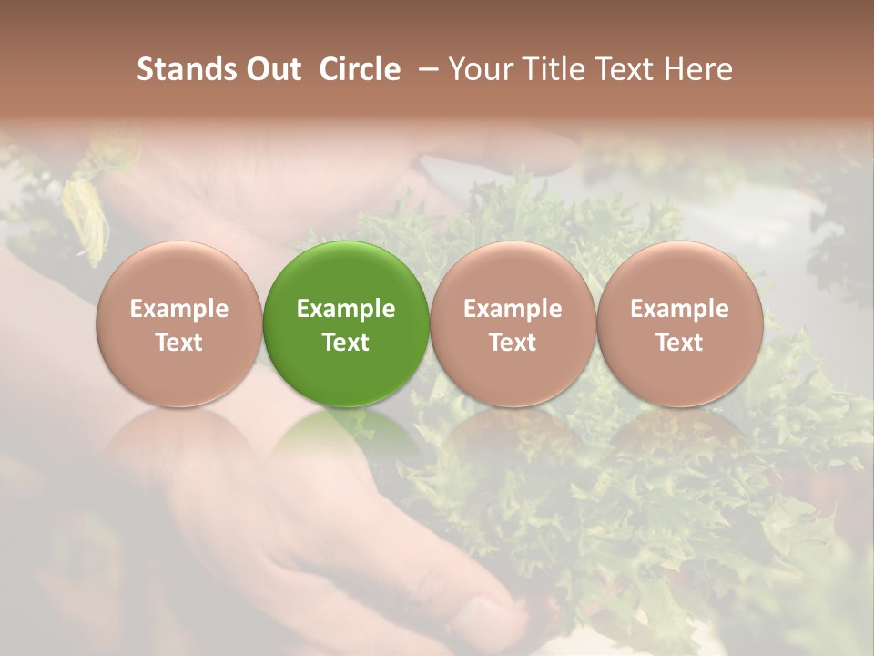 Color Green Plastic PowerPoint Template