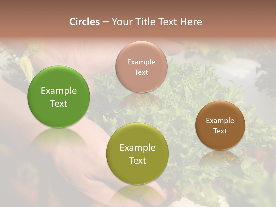 Color Green Plastic PowerPoint Template