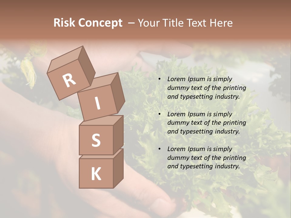 Color Green Plastic PowerPoint Template