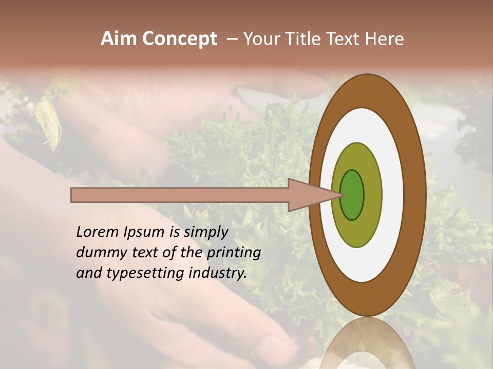 Color Green Plastic PowerPoint Template