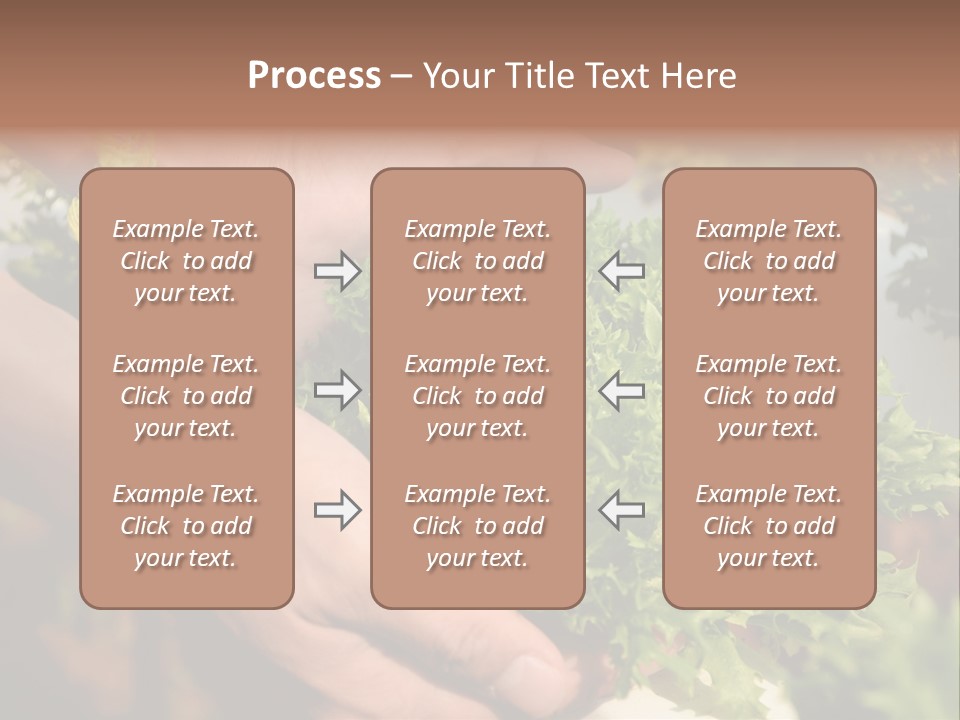 Color Green Plastic PowerPoint Template