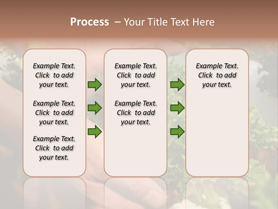 Color Green Plastic PowerPoint Template