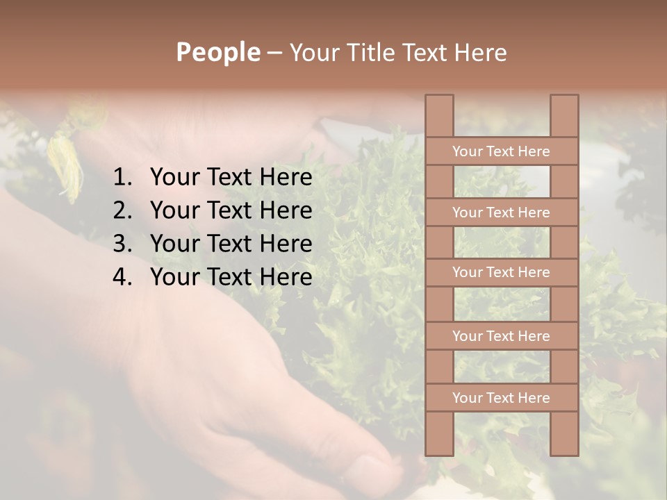 Color Green Plastic PowerPoint Template