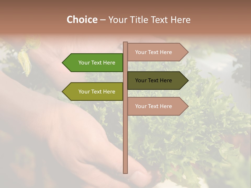 Color Green Plastic PowerPoint Template