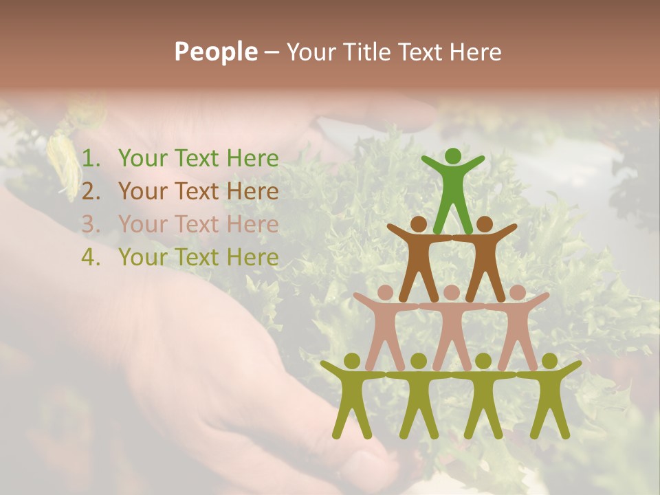 Color Green Plastic PowerPoint Template