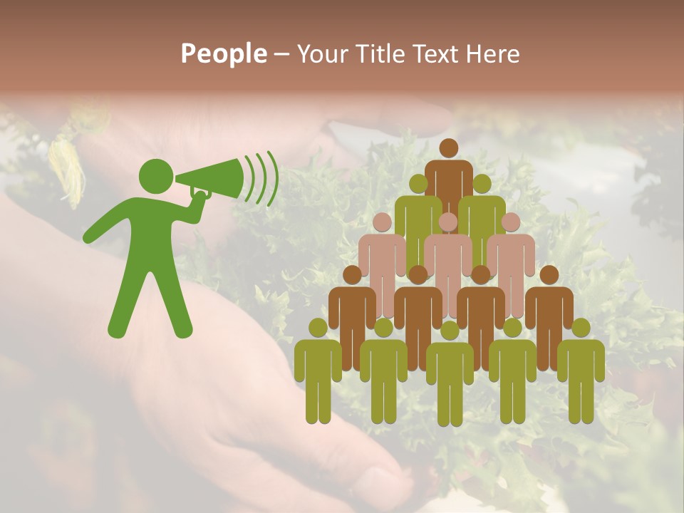 Color Green Plastic PowerPoint Template