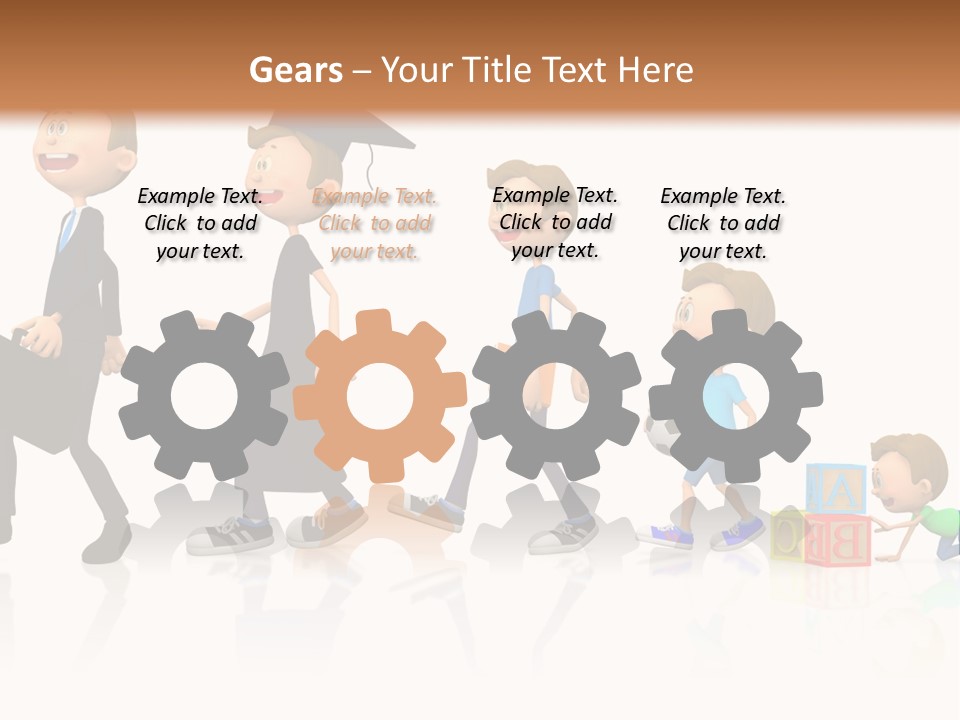 Businessman Career Maturity PowerPoint Template