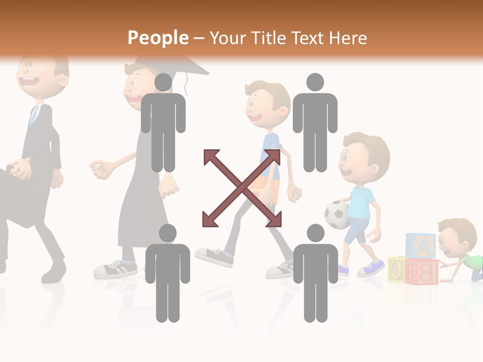 Businessman Career Maturity PowerPoint Template