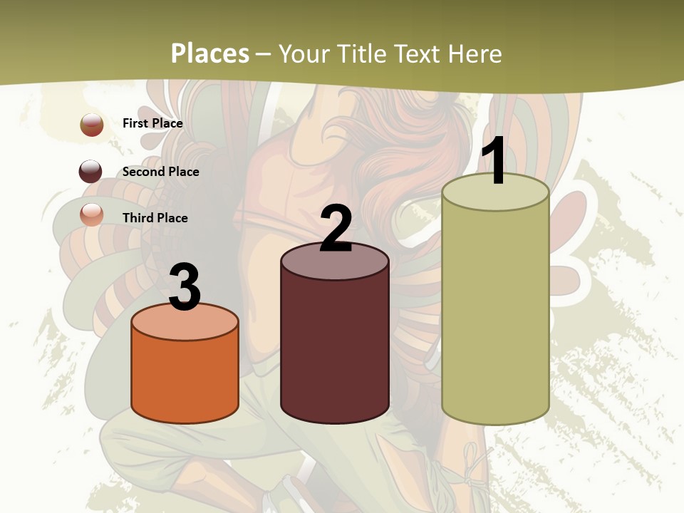 Gymnastics Hiphop Dancer PowerPoint Template