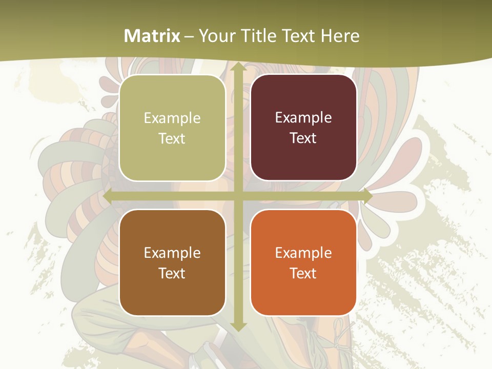 Gymnastics Hiphop Dancer PowerPoint Template