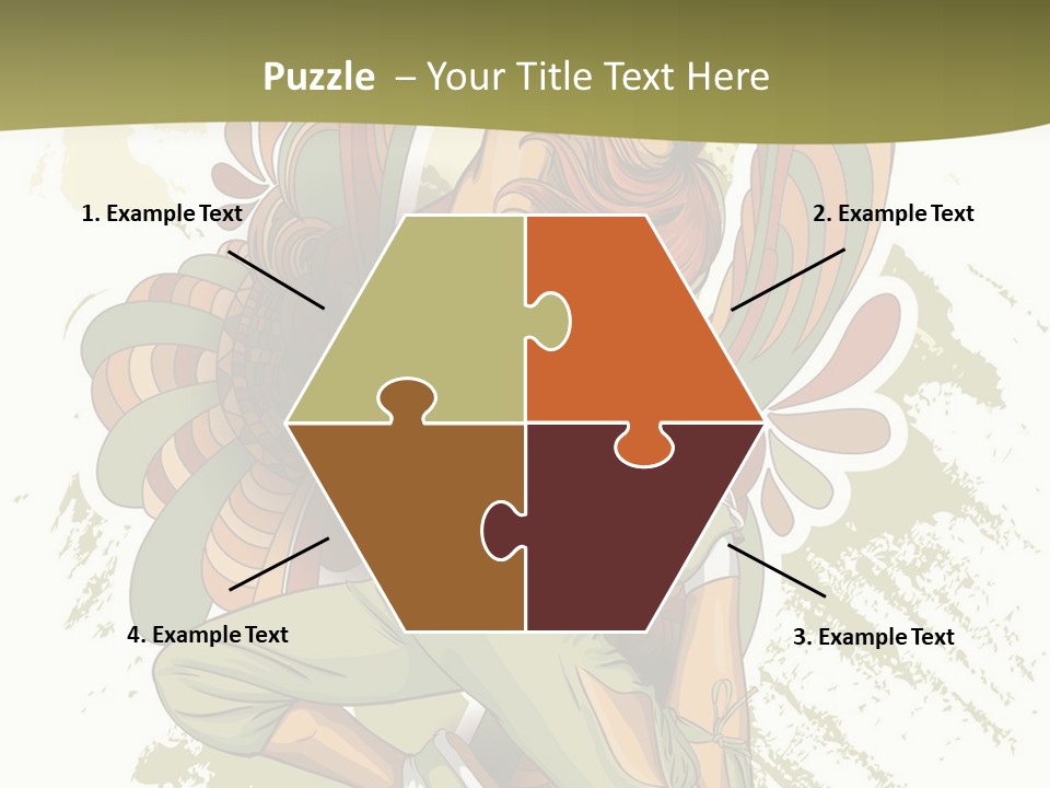 Gymnastics Hiphop Dancer PowerPoint Template