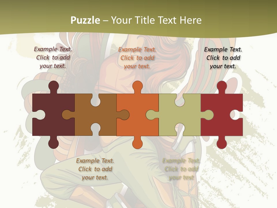 Gymnastics Hiphop Dancer PowerPoint Template