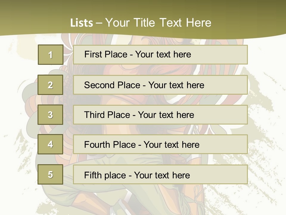 Gymnastics Hiphop Dancer PowerPoint Template