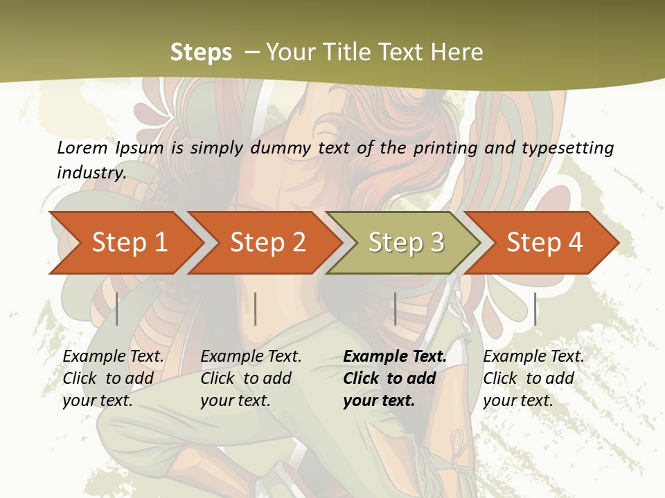 Gymnastics Hiphop Dancer PowerPoint Template