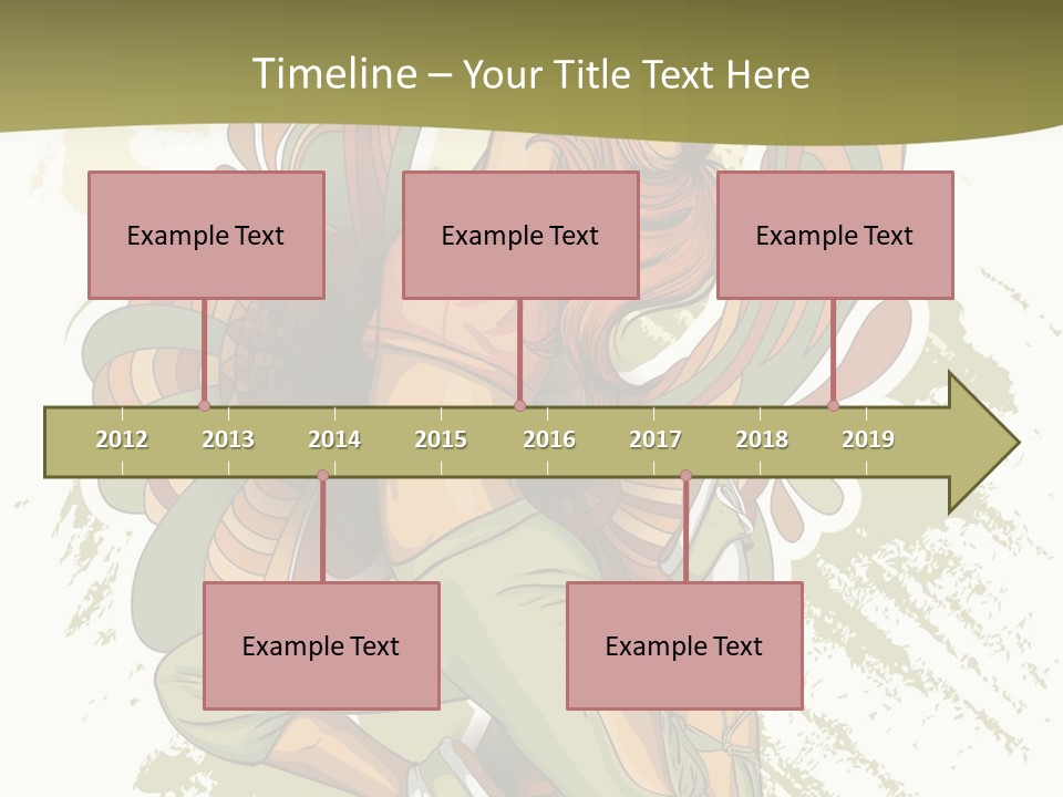 Gymnastics Hiphop Dancer PowerPoint Template