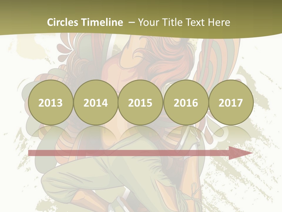 Gymnastics Hiphop Dancer PowerPoint Template