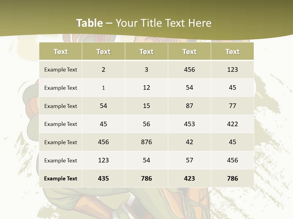 Gymnastics Hiphop Dancer PowerPoint Template