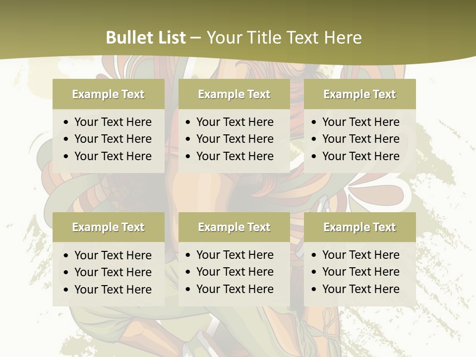 Gymnastics Hiphop Dancer PowerPoint Template