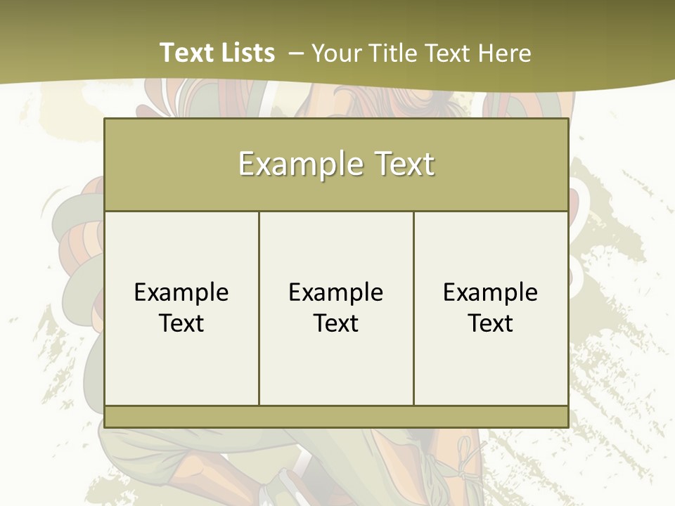 Gymnastics Hiphop Dancer PowerPoint Template