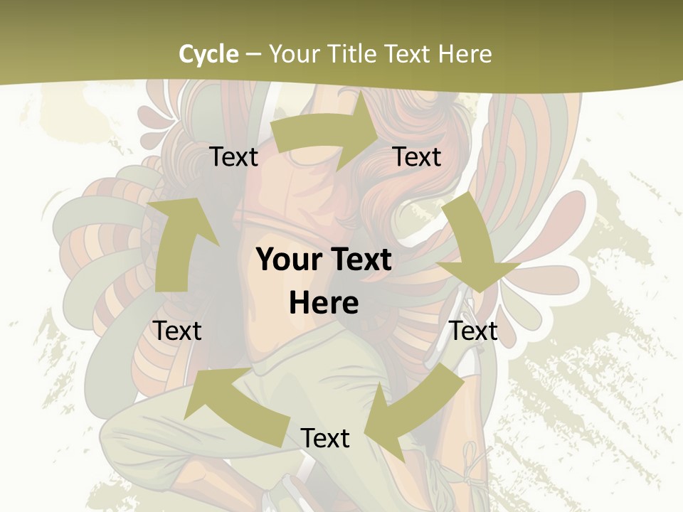 Gymnastics Hiphop Dancer PowerPoint Template