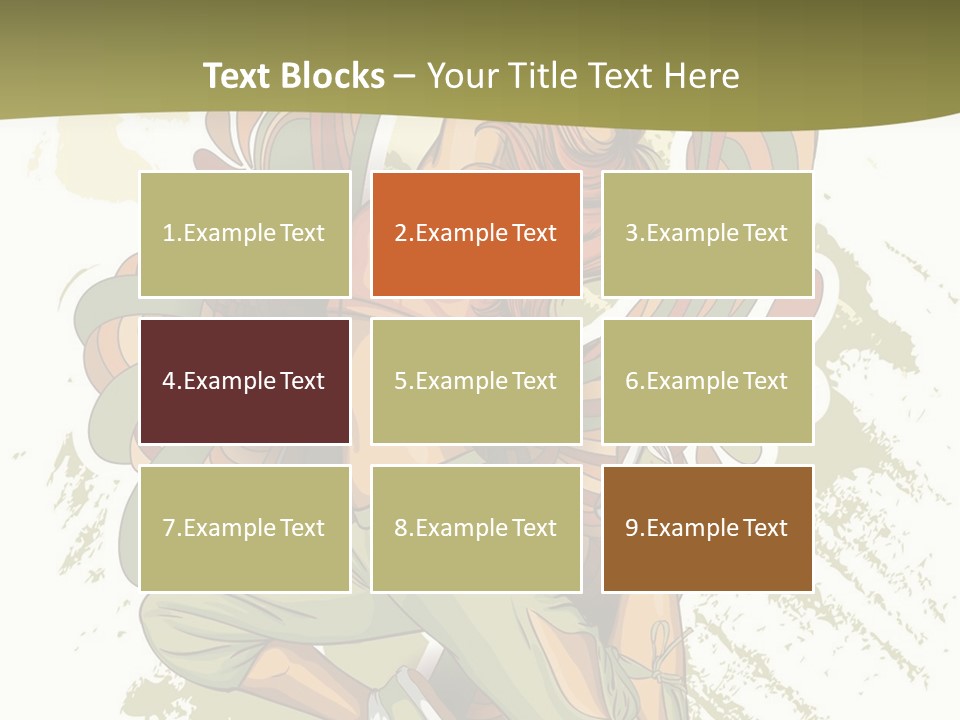 Gymnastics Hiphop Dancer PowerPoint Template