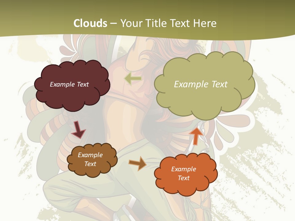 Gymnastics Hiphop Dancer PowerPoint Template