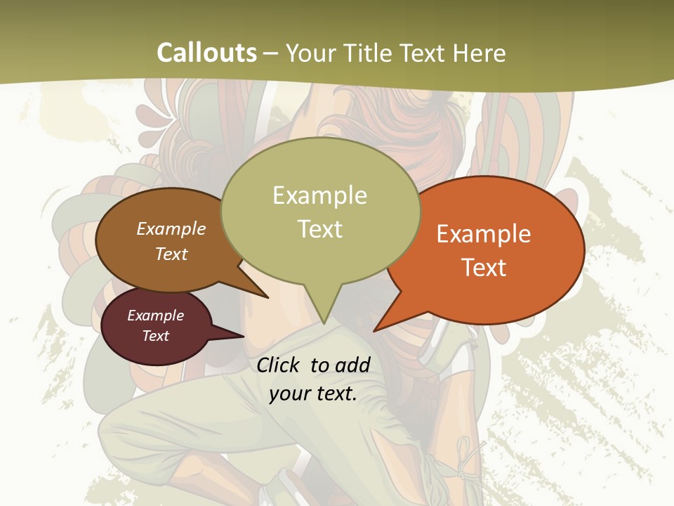 Gymnastics Hiphop Dancer PowerPoint Template