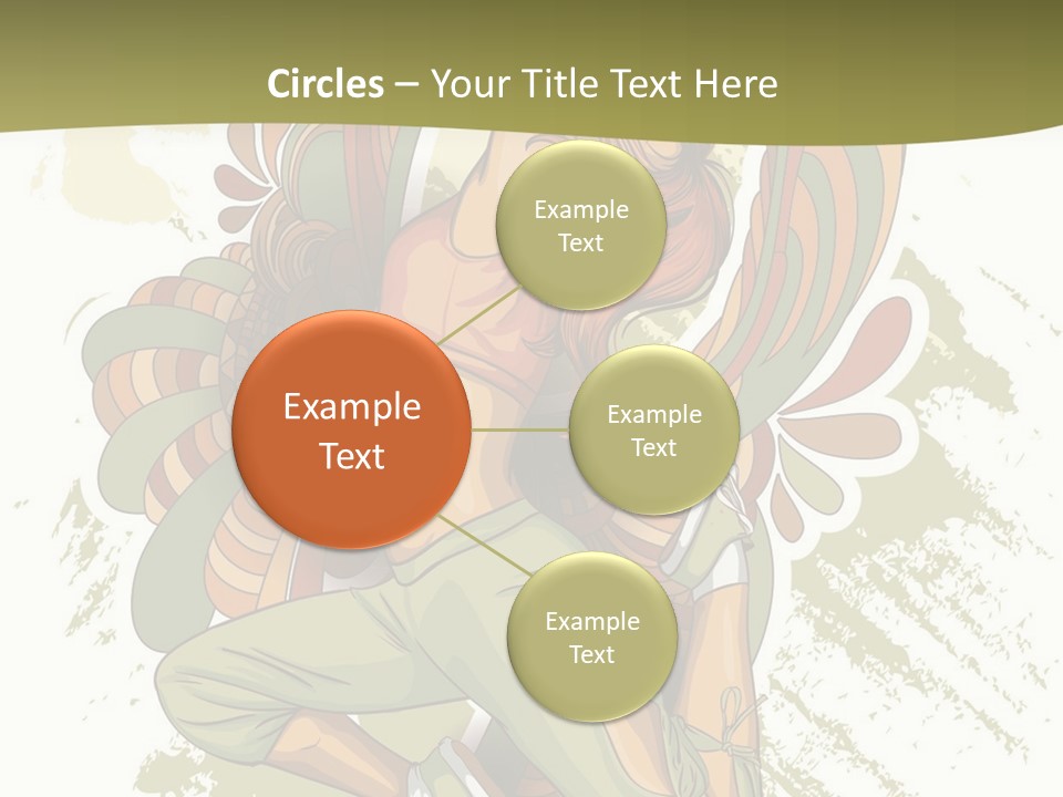 Gymnastics Hiphop Dancer PowerPoint Template