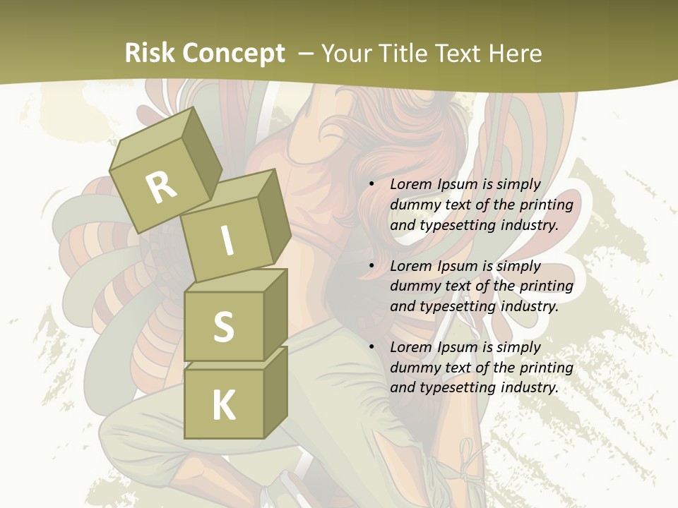 Gymnastics Hiphop Dancer PowerPoint Template