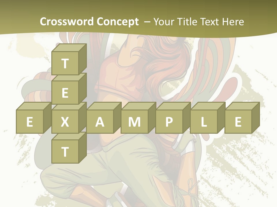 Gymnastics Hiphop Dancer PowerPoint Template