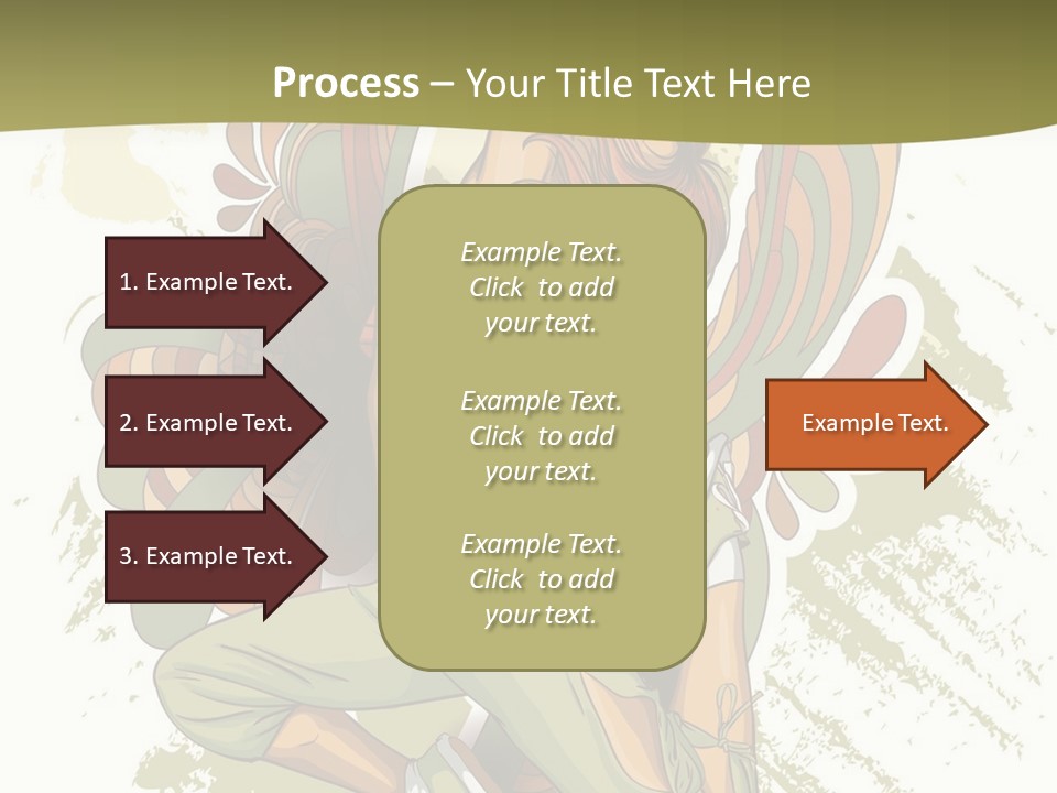 Gymnastics Hiphop Dancer PowerPoint Template