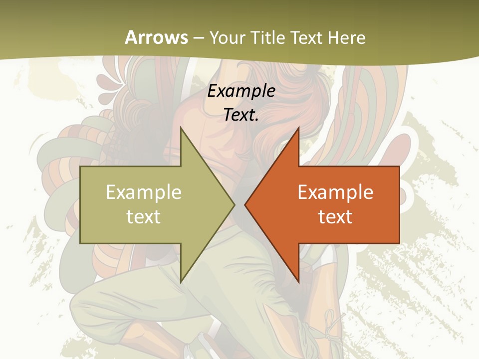 Gymnastics Hiphop Dancer PowerPoint Template