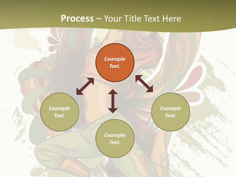 Gymnastics Hiphop Dancer PowerPoint Template