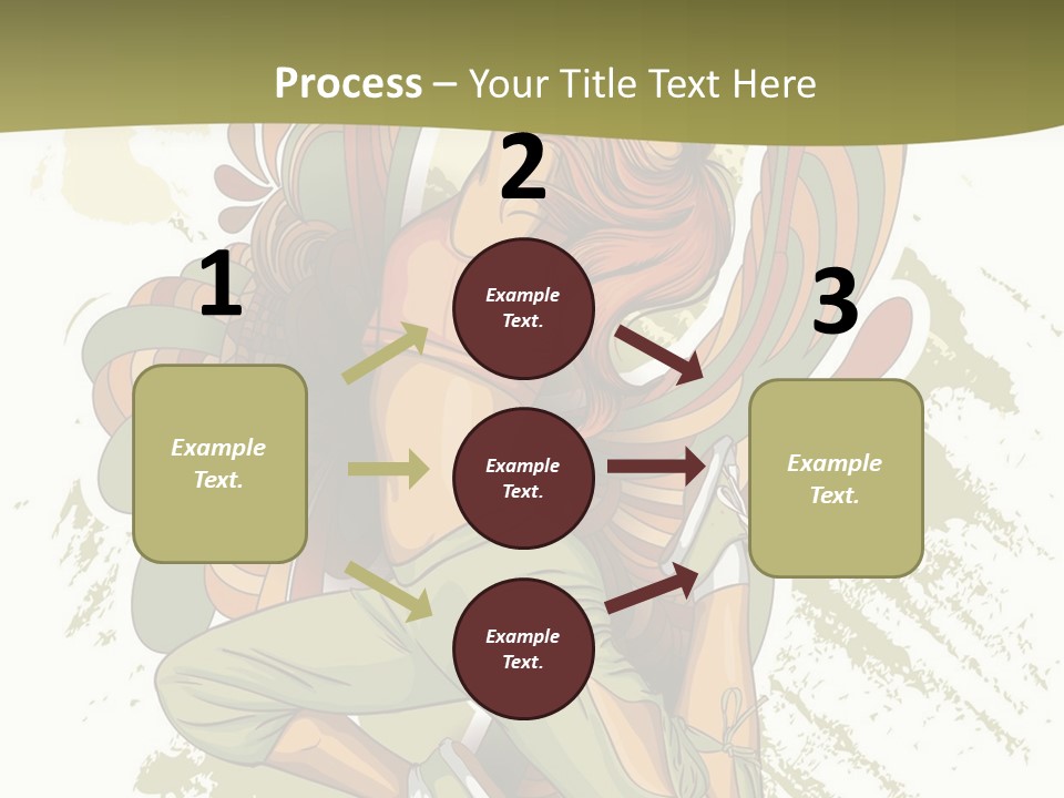 Gymnastics Hiphop Dancer PowerPoint Template