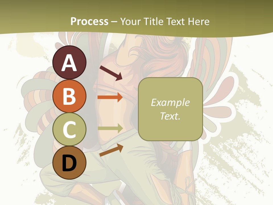 Gymnastics Hiphop Dancer PowerPoint Template