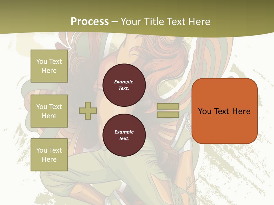 Gymnastics Hiphop Dancer PowerPoint Template