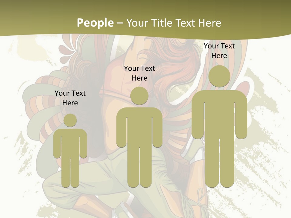 Gymnastics Hiphop Dancer PowerPoint Template