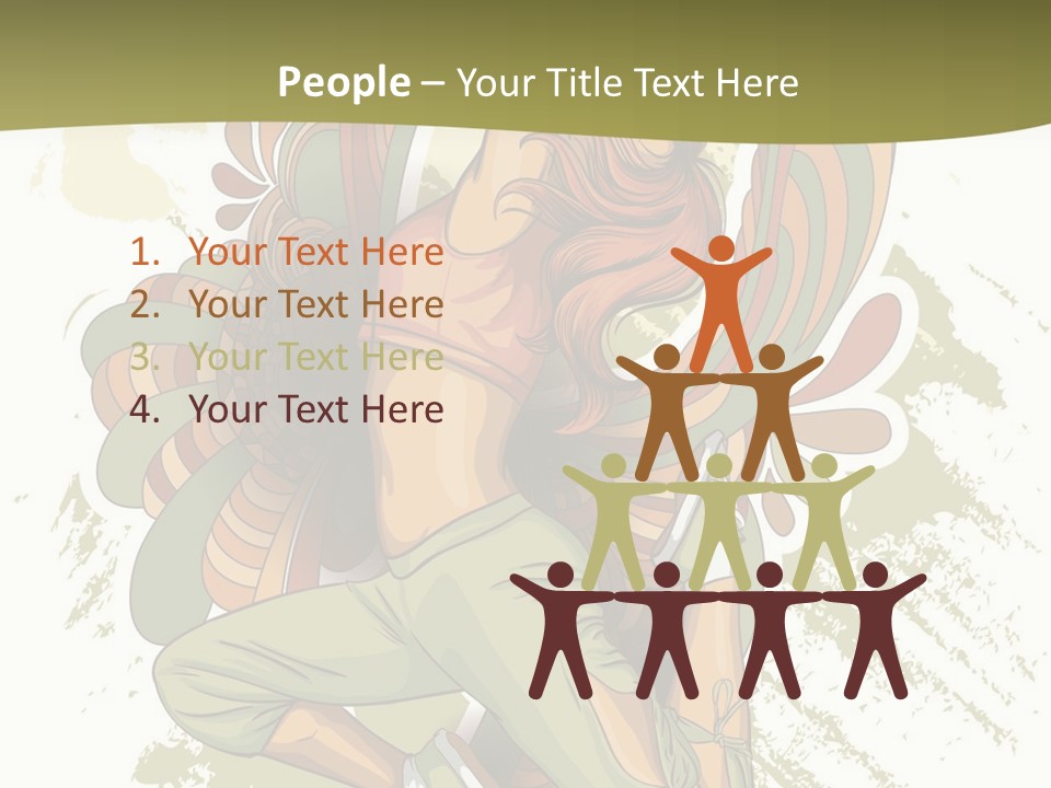 Gymnastics Hiphop Dancer PowerPoint Template