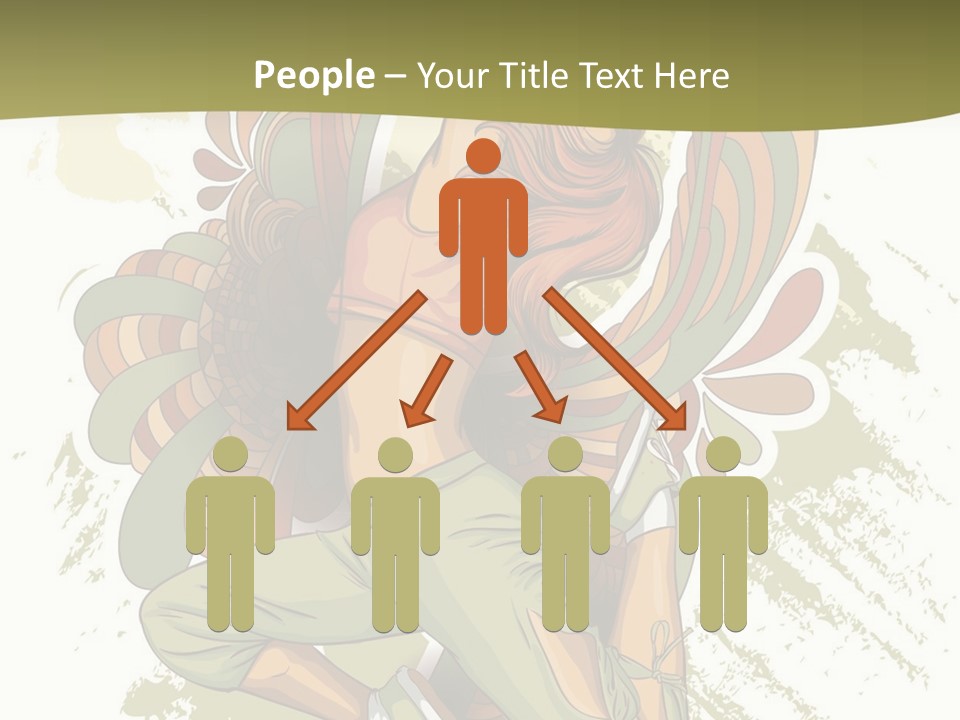 Gymnastics Hiphop Dancer PowerPoint Template