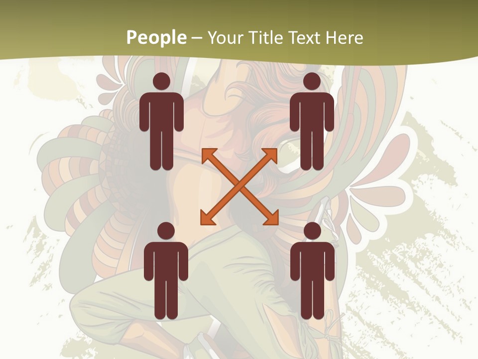 Gymnastics Hiphop Dancer PowerPoint Template