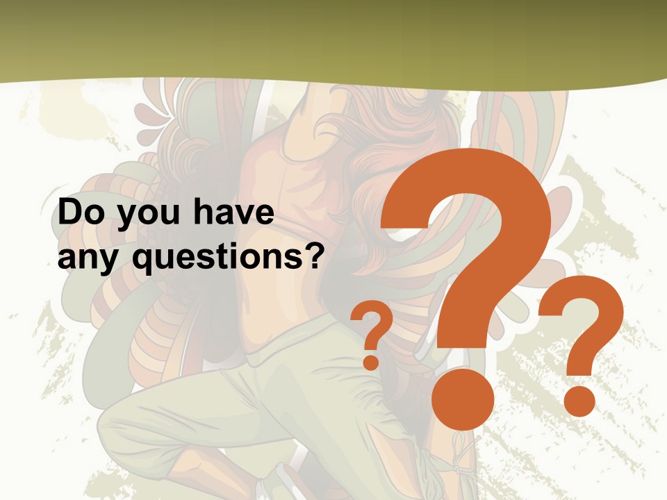 Gymnastics Hiphop Dancer PowerPoint Template